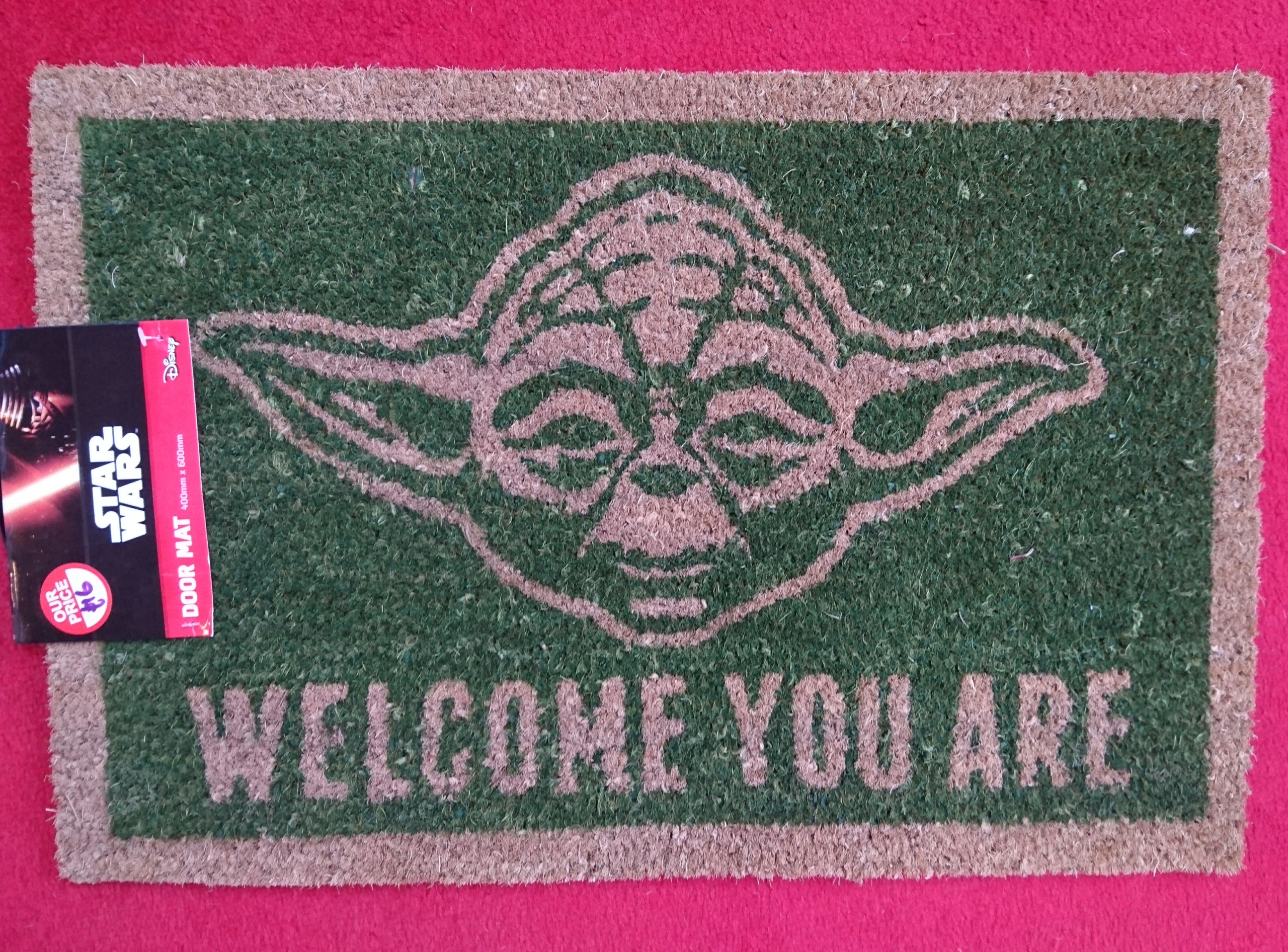 Official Themed Doormats Yoda